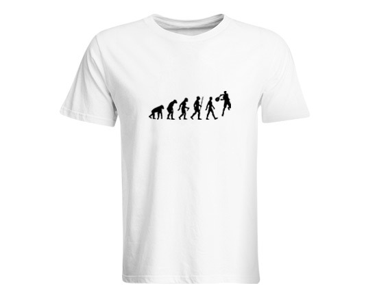 Maglietta evoluzione uomo