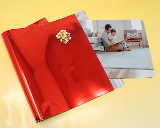 Tappetino mouse in stoffa con confezione regalo