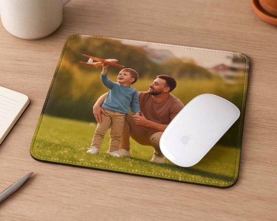 tappetino per mouse personalizzato in pelle