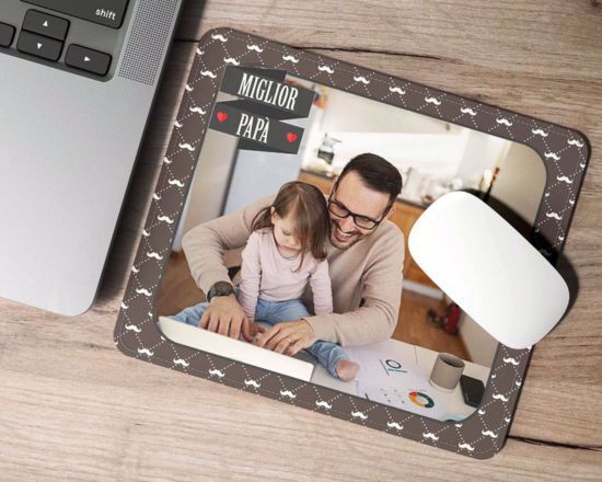 tappetino mouse personalizzabile con foto e grafica