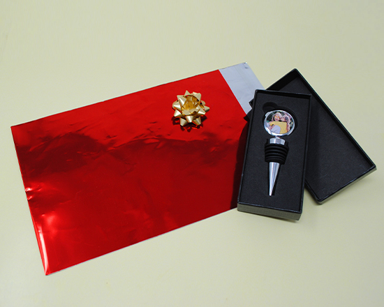Tappo vino personalizzato gift pack