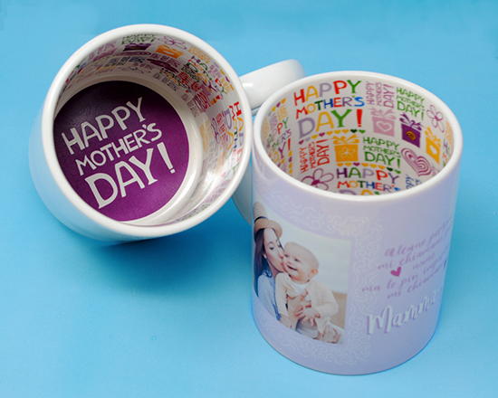 Tazza festa della mamma con interno stampato