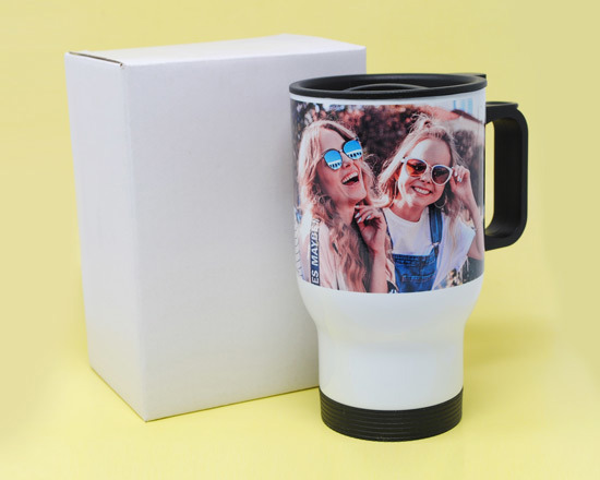 tazza termica con scatola