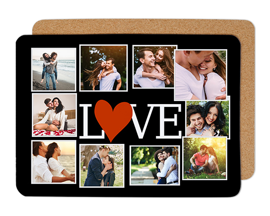 Tovaglietta in sughero Lovely collage