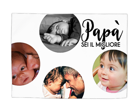 Tovaglietta in tessuto Papà sei il migliore
