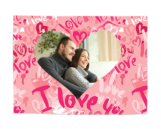 Tovaglietta in tessuto Words of love