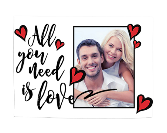 Tovaglietta in tessuto Need love