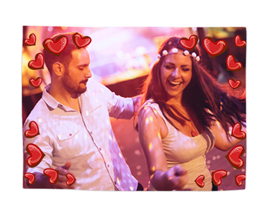 Tovaglietta in tessuto Frame in love