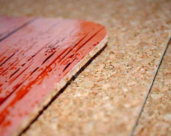 Tovaglietta in sughero dettaglio sughero e stampa