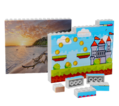 mattoncini puzzle personalizzati