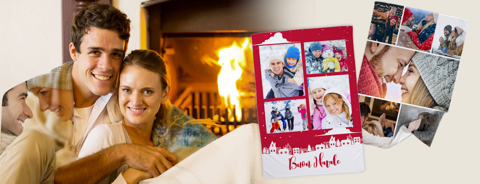 Coperte personalizzate in pile - il regalo perfetto per questo Natale - personalizza la coperta con una foto, crea un collage di immagini o scegli una grafica natalizia per realizzare la foto coperta