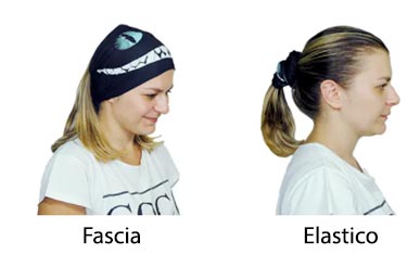 Trasforma lo scaldacollo in una fascia per capelli e orecchie o in un elastico