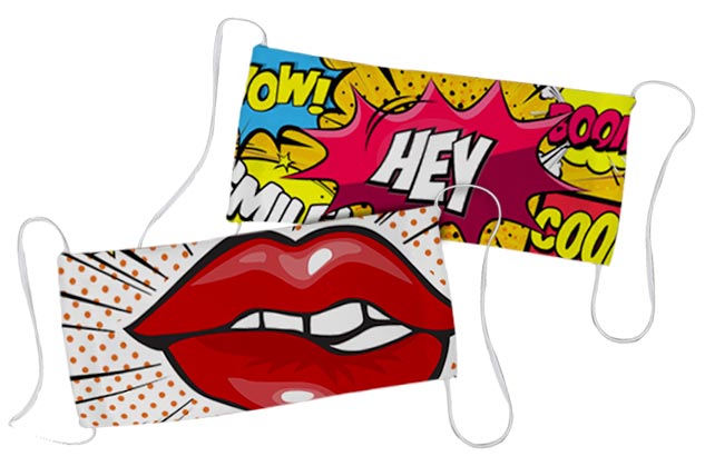 Mascherina antivirus riutilizzabili da personalizzare