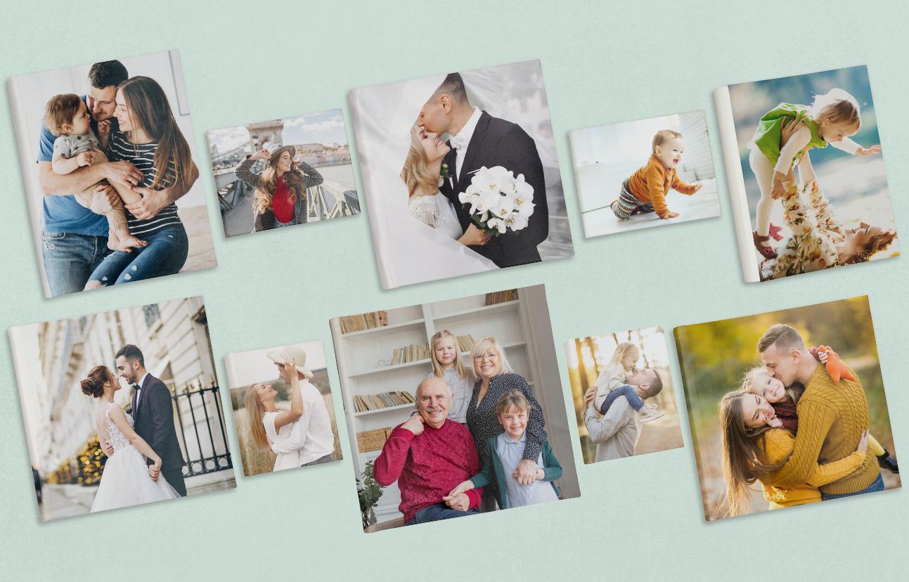 Album foto personalizzati in vari formati per custodire i tuoi ricordi