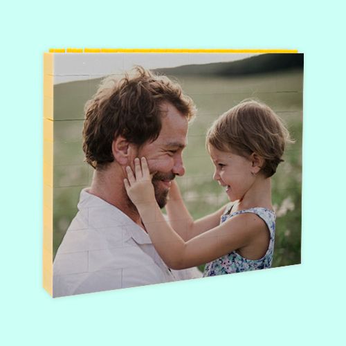 mattoncini puzzle personalizzati per la festa del papà