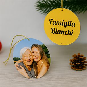 Palline di Natale in plexiglass