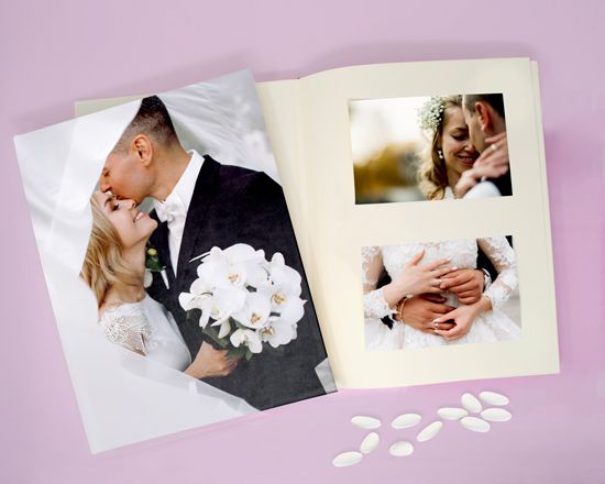 Album foto verticale personalizzato per matrimonio