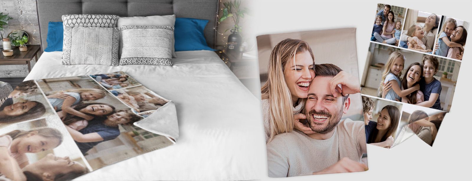 Coperte personalizzate in pile - personalizza la coperta con una foto, crea un collage di immagini o scegli una grafica per realizzare la foto coperta