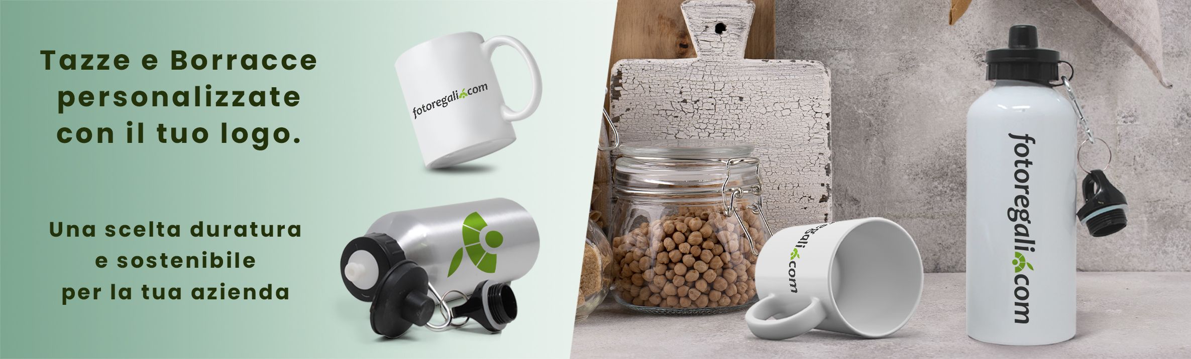 tazze e borracce personalizzate con logo