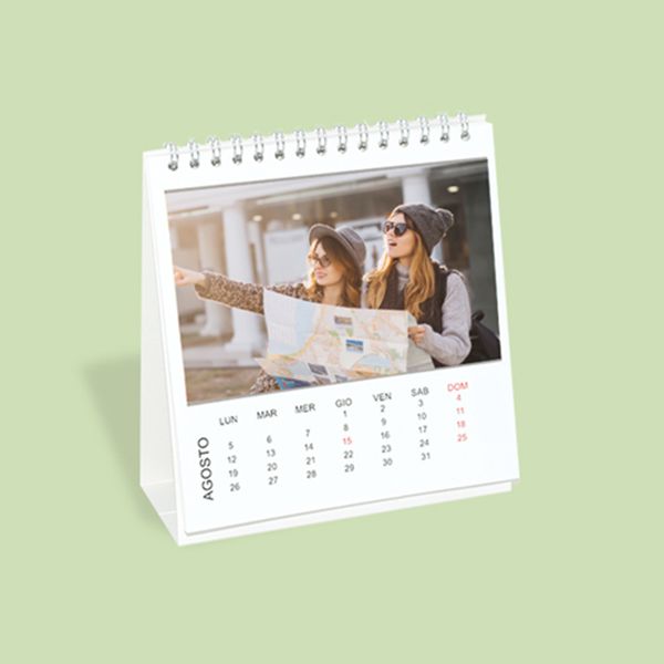 calendario da tavolo personalizzato