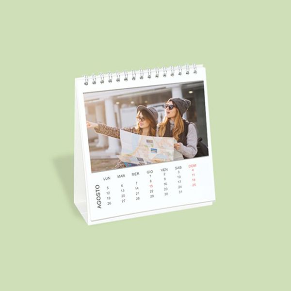 calendario da tavolo personalizzato