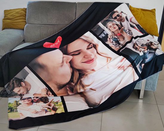 coperte natalizie personalizzate con foto