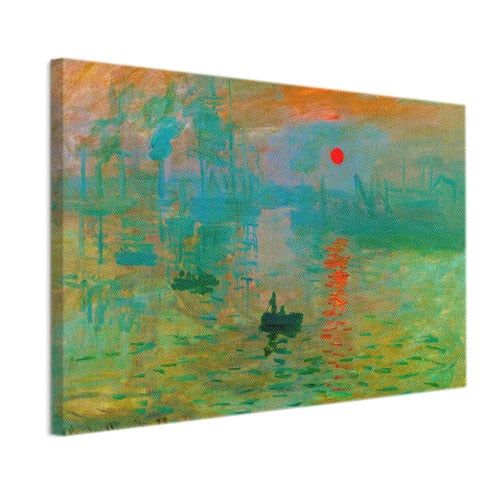 Impressione, levar del sole Claude Monet Stampa su tela