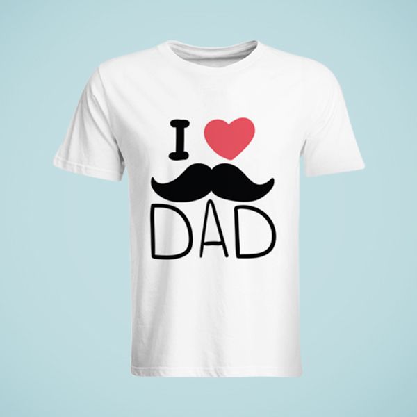 T-shirt personalizzata in cotone per la festa del papà