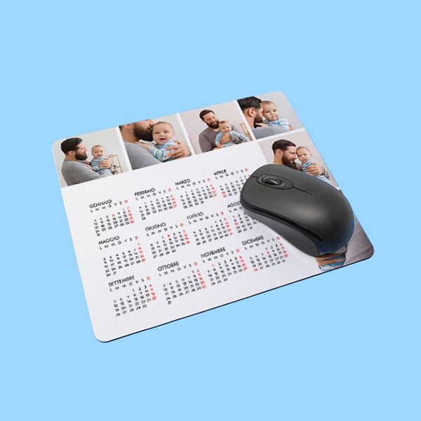 calendario mousepad personalizzato