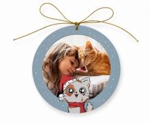 Palline di Natale personalizzate con foto animali