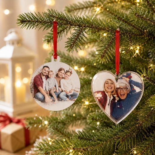 palline di natale personalizzate in diversi formati e materiali