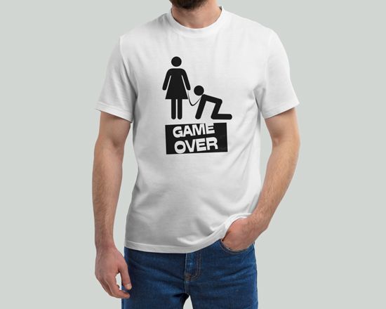 Abbigliamento personalizzato, magliette con grafiche per addio al celibato