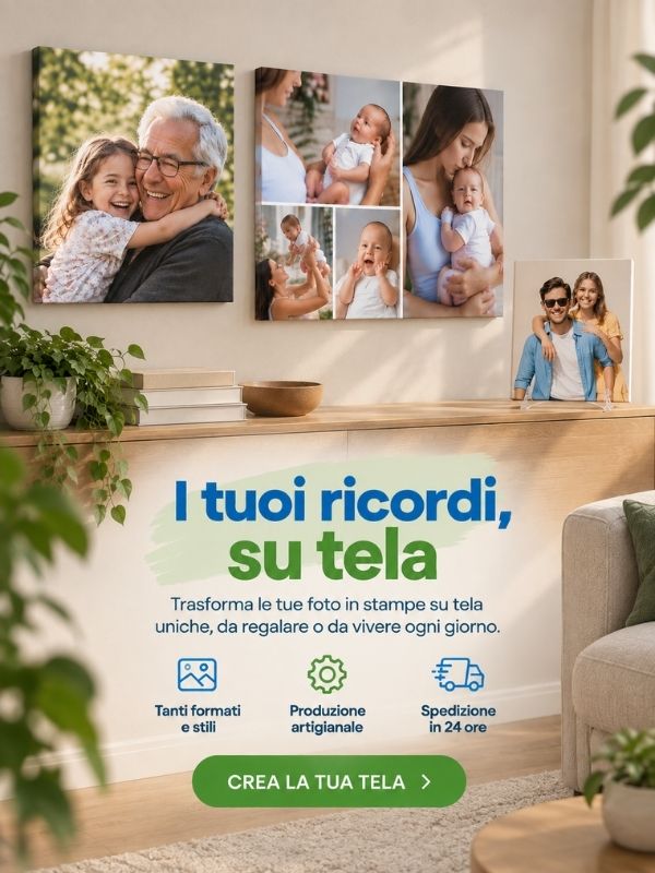 stampa i tuoi ricordi su tela