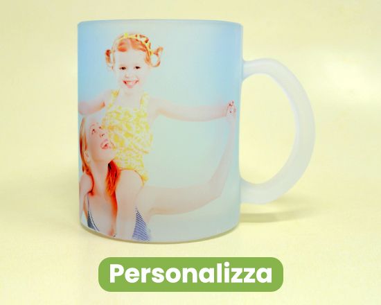 tazze in vetro personalizzate