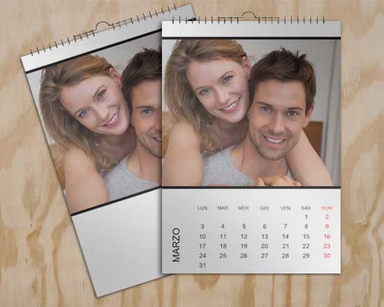 Calendario personalizzato con foto