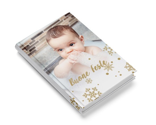 Agenda 9x13 da borsa, con grafica White Christmas