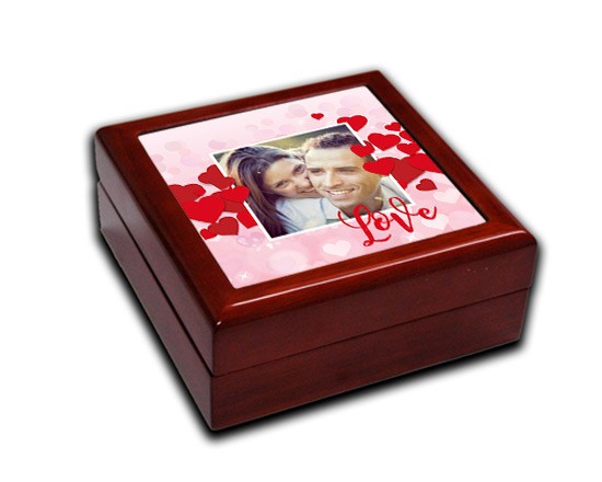 Portagioie in legno Storm of hearts