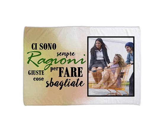 Coperta 150x100 Giusto o sbagliato