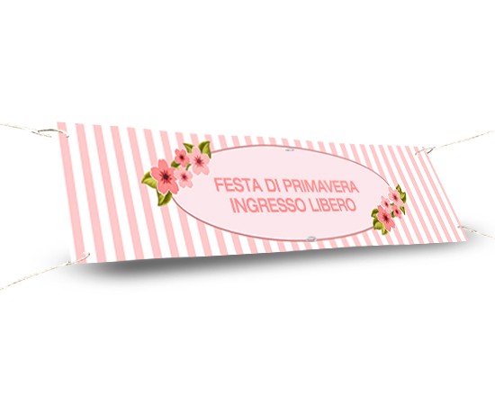 Striscione personalizzato 150x30