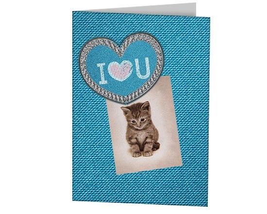 Cards di San Valentino con grafica stilizzata