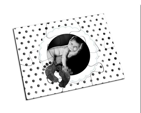 Puzzle magnetici rettangolari Piedini neri