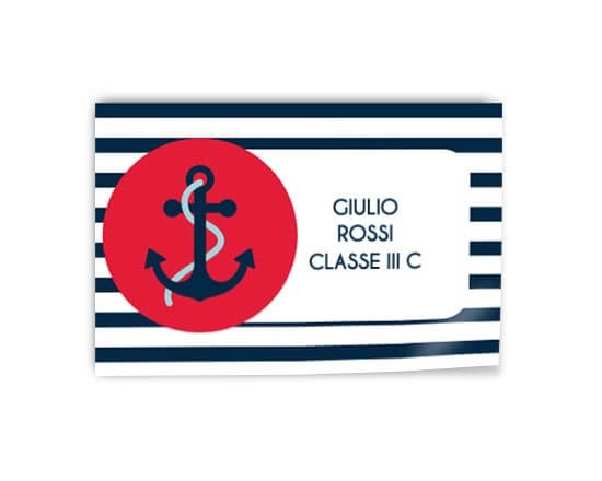 Adesivo con ancora