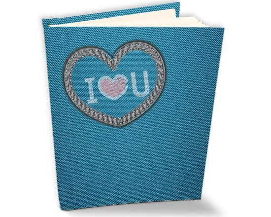 Album personalizzato 24x30 con grafica Jeans