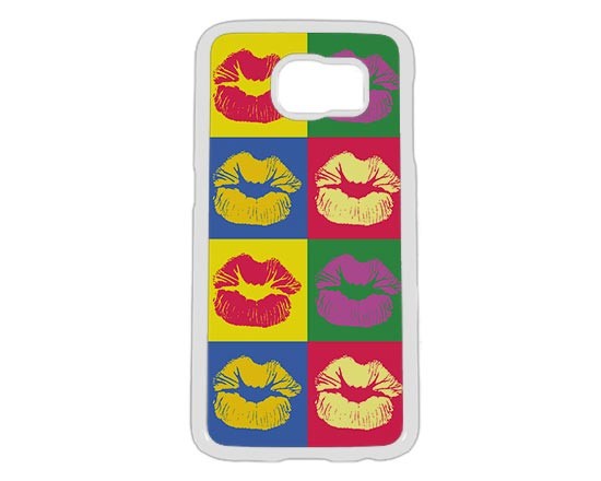 Cover Samsung Galaxy S6 con pop art di labbra