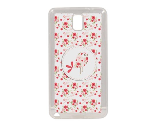 Il piccolo uccellino con fiori per la cover Note 3