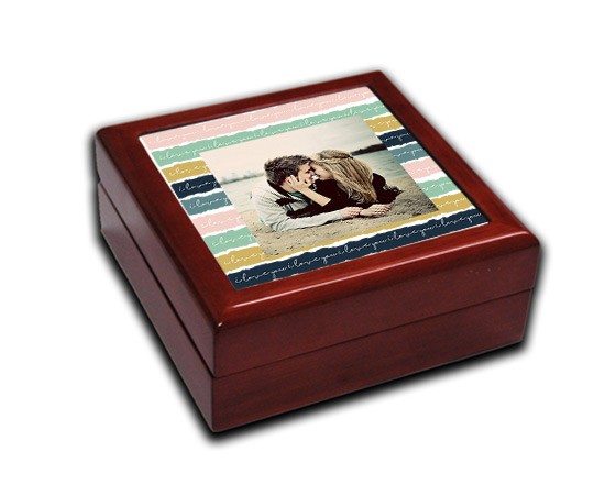 Portagioie in legno Romantic bands