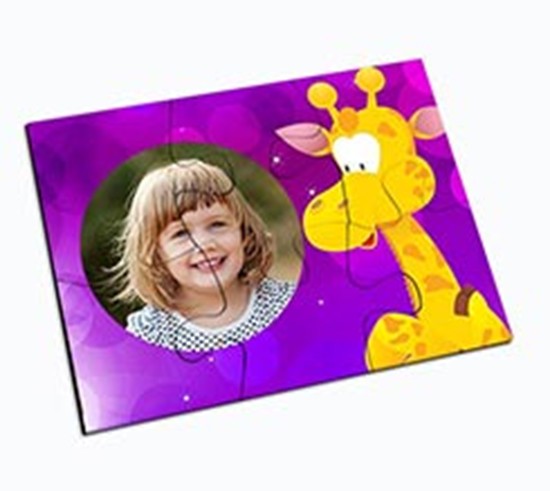 La grafica con la piccola giraffa per il puzzle magnetico