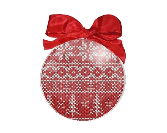 Palla di Natale tonda Fantasie natalizie