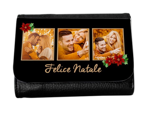 Portafoglio piccolo Black Christmas
