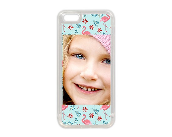 Cover Silicone iPhone 5C Fenicotteri